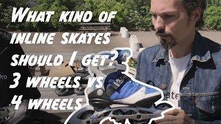 What kind of inline skates should I get? 3 wheels vs. 4 wheels | SkatePro