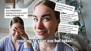 reacting to the most unhinged eco hot takes // guys we need to talk...