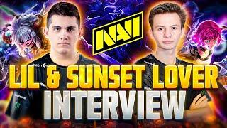 NAVI Lil & Sunset Lover - First Interview (NAVI MOBILE LEGENDS)