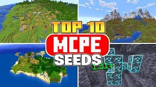 Top 10 BEST Survival Seeds For Minecraft Bedrock 1.21!