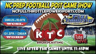 NC Prep Football Post Game Scoreboard Show by Full Throttle Powersports - November 22, 2024