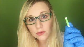 ASMR Eye Exam and Testing | Pen Light, Gloves, Whispers, Drops