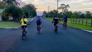 Night ride on the Mary to Bay Rail Trail