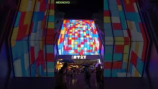 Explore How Glass LED Screens Revolutionize Facades To Media Walls  #spacedesign #facadelighting