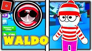 How to get "???" BADGE + WALDO MORPH/SKIN in DROPBLOX! - Roblox