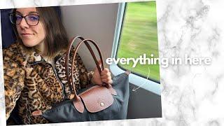 Packing for 3,5 days in my Longchamp Le Pliage L bag | Pack with me | Minimalist packing