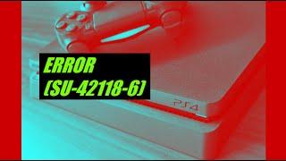 PS4  (SU-42118-6) Error de actualización