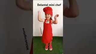 Delantal mini chef           #whiteking #whitekingstore