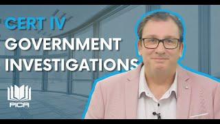 Certificate IV Government Investigations | PICA