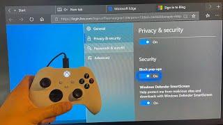 Xbox Series X/S: How to Change Pop-Ups Settings in Internet Web Browser Tutorial! (Microsoft Edge)