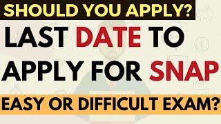 Last date to apply for SNAP exam | Apply or Not? Top colleges? How many attempts? Expected Cutoffs?