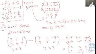 Live Lesson: IGCSE Mathematics - Matrix Operations (Plus, Minus and Times)