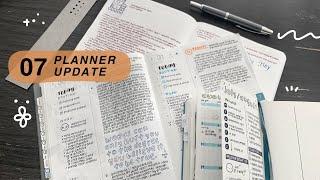 July 2024 Planner Update | Hobonichi Cousin, Reading Journal, Pocket Bullet Journal