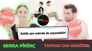 Serra Pirinç & Toprak Can Adıgüzel Sırt Sırta’da! Eski Sevgilinin Düğününe Gider Misin?