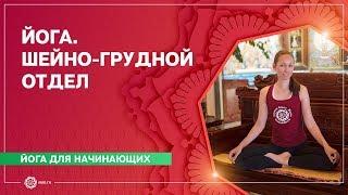 ЙОГА для начинающих. Упражнения для ШЕИ и ГРУДНОГО ОТДЕЛА позвоночника. Екатерина Андросова.