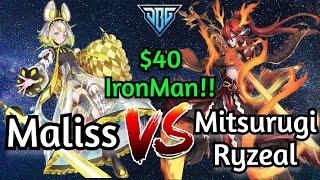 Maliss Vs Mitsurugi Ryzeal $40 IronMan Yu-Gi-Oh!