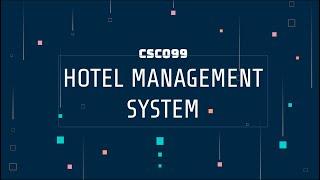 Hotel Management System (C coding)