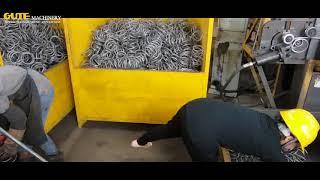 Gute Machinery Steel Bar Sprial Bending Machine at Jobsite