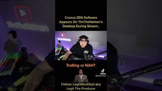 Cronus-ZEN Software Appears On TimTheTatman’s Desktop During Stream.. - #timthetatman #cronuszen