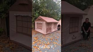 Automatic house mini wood toy-wood working art skill woody / hand crafts |#shorts#facts
