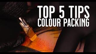 Top 5 Colour Packing Tips - Tattoo Lessons