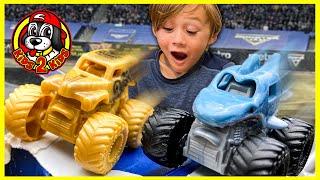 Monster Jam Monster Trucks MINI MYSTERY TOYS - Racing COMPILATION