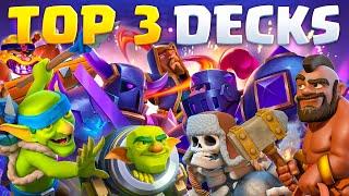 TOP 3 BEST DECKS IN THE NEW SEASON! - Clash Royale