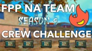 SEASON 9 PRO FPP NA TEAM CREW CHALLENGE!! - PUBG MOBILE