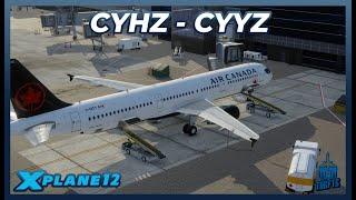 X-Plane 12 Live | Real World Air Canada Ops | Halifax to Toronto | VATSIM | Toliss A321 | #xplane12