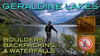 A Bouldering Journey Backpacking the Entire Geraldine Lakes Valley in Jasper National Park