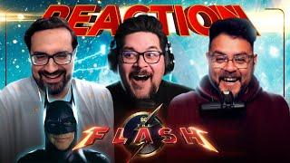 The Flash - Official Trailer Reaction | Michael Keaton and Ben Affleck Return as Batman!