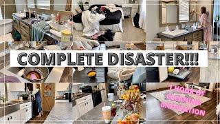 COMPLETE DISASTER / LONG CLEAN WITH ME / REAL LIFE CLEANING MOTIVATION + JUBARA