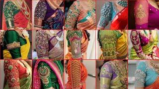 Maggam work blouse sleeve designs/Blouse sleeve designs 2024/Maggam work blouse designs 2024