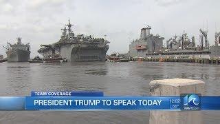 Team: Trump set to visit Newport News Shipbuilding