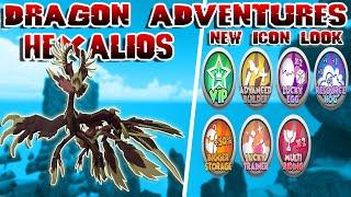 HEXALIOS IS GETTING READY + NEW ICON LOOK UPCOMING! |Roblox Dragon Adventures|