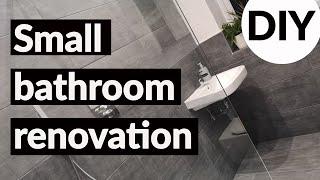 DIY SMALL BATHROOM RENOVATION/ Making the most of our ensuite