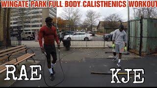 WINGATE PARK CALISTHENICS Fit Over 40 ||  FULL BODY BODYWEIGHT WORKOUT without GYM EQUIPMENT