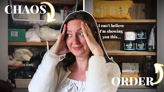 REALISTIC Homestead Kitchen Declutter & Organize with Me!