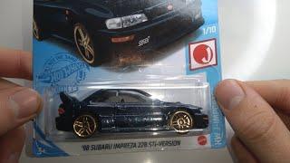 '98 Subaru Impreza 22B STI-Version #124 2021 Hot Wheels HW J-Imports Mattel Diecast Unboxing Review