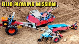 RC Tractor Heads To The Field For Plowing! Realistic Action