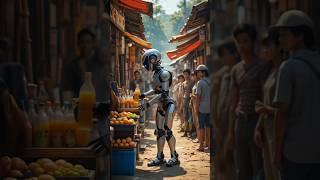 robot ne kishan ko garmi me mango juice pilaya #robot ai story #sortvideo #fact #video