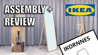 IKEA IKORNNES Standing Mirror - Assembly & Review