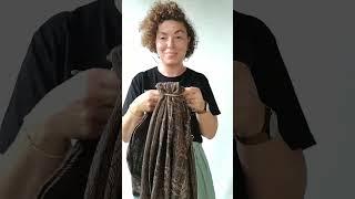 Vanamo ring sling tutorial: preparation #babycarrier #babysling #babywearing #ringsling #shorts