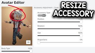 Roblox RELEASED The Resize Accessory Update...