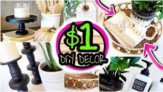 NEW Dollar Tree DIYs! HIGH-END DIY ROOM DECOR ON A BUDGET 