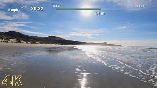 Virtual Run 1 Hour | Virtual Running Videos For Treadmill | Treadmill Workout Beach Scenery