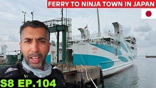 First Ferry in Japan to Small Villages and Ninja Town  S8 EP 104 | Pakistan to Japan Motorcycle