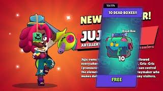 JUJU NEW BRAWLER LEGENDARY FREE GIFTS!! BRAWL STARS NEW UPDATE!!