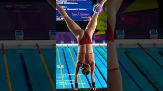 Dive or Diver: Who Steals the Show? Armstand dive Lois Toulson in women's diving #diving #shorts