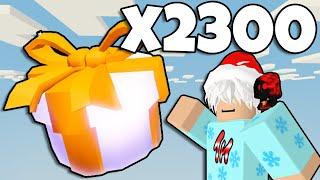 what will 2,300 presents give me In Roblox Islands